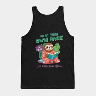 Cozy Sloth Go At Your Own Pace Tank Top